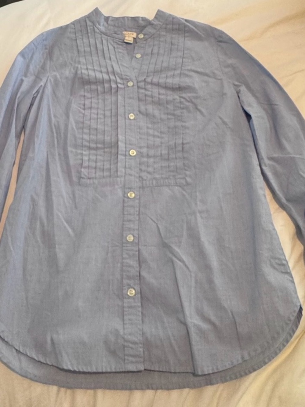 J. Crew Pintuck Front Shirt